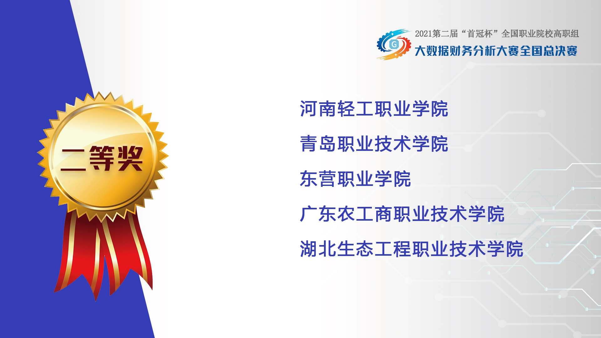 2021年第二屆“首冠杯”全國(guó)職業(yè)院校高職組大數(shù)據(jù)財(cái)務(wù)分析大賽全國(guó)總決賽圓滿(mǎn)落幕